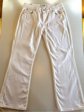 Vintage Levi’s White Denim Straight Leg Jeans